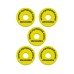 Cympad Chromatics Set Ø 40/15mm Yellow (5-pieces) komplekts Cympad Chromatics Set Ø 40/15mm Yellow (5-pieces) komplekts