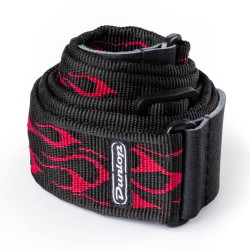 Dunlop Classic flambe red ģitāras siksna Dunlop Classic flambe red ģitāras siksna