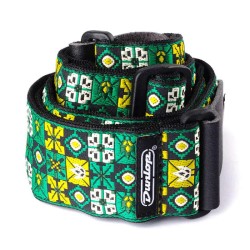 Dunlop D6701GN Winterland green ģitāras siksna Dunlop D6701GN Winterland green ģitāras siksna
