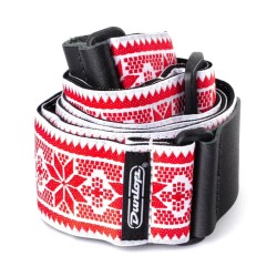 Dunlop D6702RD fillmore red ģitāras siksna Dunlop D6702RD fillmore red ģitāras siksna