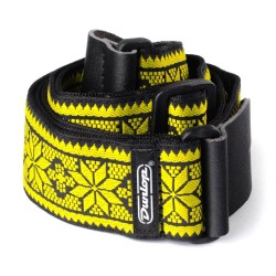 Dunlop D6702YE fillmore yellow ģitāras siksna Dunlop D6702YE fillmore yellow ģitāras siksna
