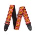 Dunlop D6703RD avalon red ģitāras siksna Dunlop D6703RD avalon red ģitāras siksna