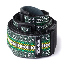 Dunlop D6704GN matrix green ģitāras siksna Dunlop D6704GN matrix green ģitāras siksna