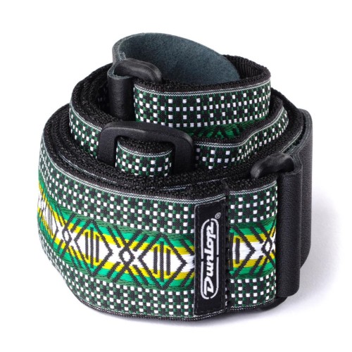 Dunlop D6704GN matrix green ģitāras siksna Dunlop D6704GN matrix green ģitāras siksna