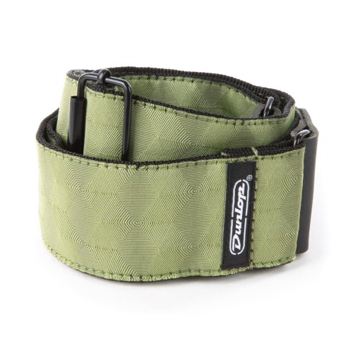 Dunlop desinger hexagon echo olive ģitāras siksna Dunlop desinger hexagon echo olive ģitāras siksna