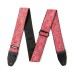 Dunlop desinger paisley red ģitāras siksna Dunlop desinger paisley red ģitāras siksna