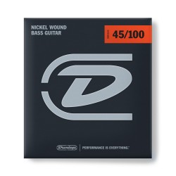 Dunlop DBN45100 Nickel SET/4 stīgas Dunlop DBN45100 Nickel SET/4 stīgas
