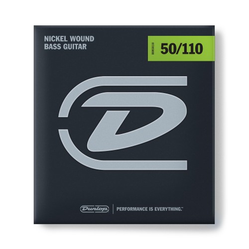 Dunlop DBN50110 nickel wound bass strings SET/4 stīgas Dunlop DBN50110 nickel wound bass strings SET/4 stīgas