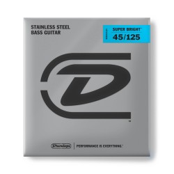 Dunlop DBSBS45125 Steel super bright SET/5 stīgas Dunlop DBSBS45125 Steel super bright SET/5 stīgas