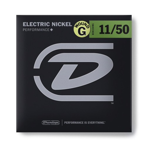 Dunlop DEN1150WG NICKEL WOUND SET/6 (11-50 WOUND G) stīgas Dunlop DEN1150WG NICKEL WOUND SET/6 (11-50 WOUND G) stīgas