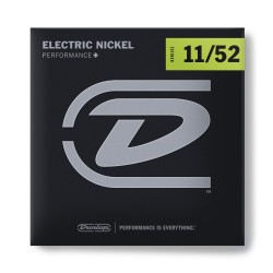 Dunlop DEN1152 PERFORMANCE + NICKEL WOUND 11-52 (6/SET) stīgas