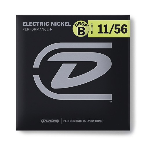 Dunlop DEN1156DB NICKEL WOUND SET/6 (11-56 DROP-B) stīgas Dunlop DEN1156DB NICKEL WOUND SET/6 (11-56 DROP-B) stīgas