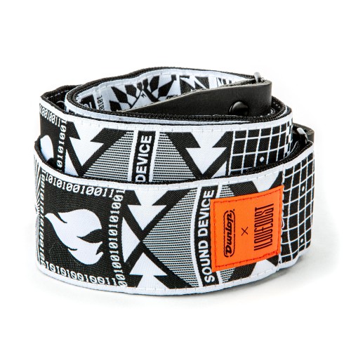 Dunlop I love dust out of control guitar strap Dunlop I love dust out of control guitar strap
