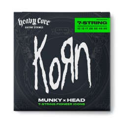 Dunlop KRHCN1065 Heavy Core Korn 10/65 7/SET stīgas Dunlop KRHCN1065 Heavy Core Korn 10/65 7/SET stīgas