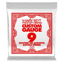 Ernie Ball 1009 .009 Plain Steel electric or acoustic stīga Ernie Ball 1009 .009 Plain Steel electric or acoustic stīga