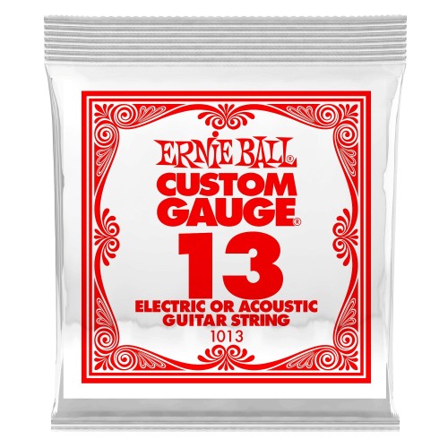 Ernie Ball 1013 .013 Plain Steel Electric or Acoustic stīga Ernie Ball 1013 .013 Plain Steel Electric or Acoustic stīga