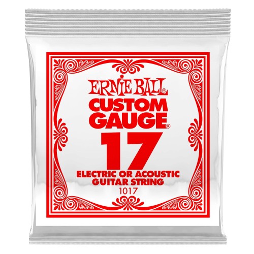 Ernie Ball 1017 .017 Plain Steel Electric or Acoustic stīga Ernie Ball 1017 .017 Plain Steel Electric or Acoustic stīga