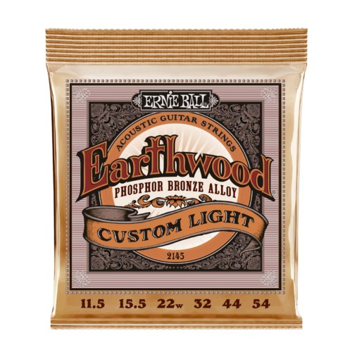 Ernie Ball 2145 Earthwood Custom Light Phosphore Bronze 11.5 - 54 stīgas Ernie Ball 2145 Earthwood Custom Light Phosphore Bronze 11.5 - 54 stīgas