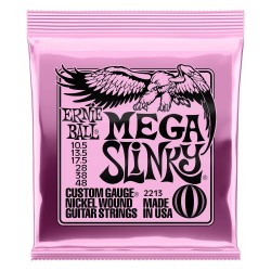 Ernie Ball 2213 Mega Slinky 10.5-48 stīgas Ernie Ball 2213 Mega Slinky 10.5-48 stīgas