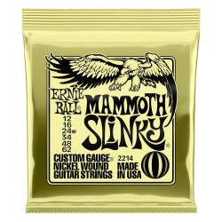 Ernie Ball 2214 Mammoth Slinky12-62 (wound G) stīgas Ernie Ball 2214 Mammoth Slinky12-62 (wound G) stīgas