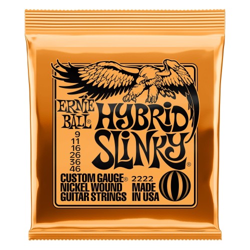 Ernie Ball 2222 Hybrid Slinky 9-46 stīgas Ernie Ball 2222 Hybrid Slinky 9-46 stīgas