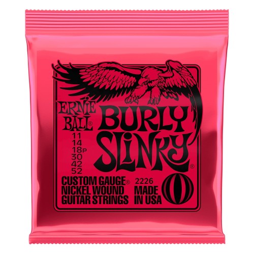 Ernie Ball 2226 Burly Slinky 11-52 stīgas Ernie Ball 2226 Burly Slinky 11-52 stīgas