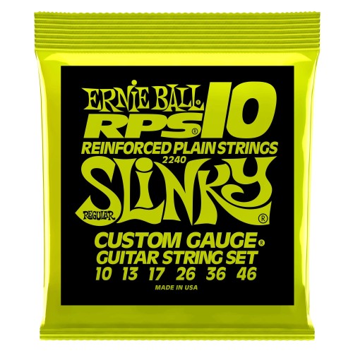 Ernie Ball 2240 Regular Slinky RPS 10-46 stīgas Ernie Ball 2240 Regular Slinky RPS 10-46 stīgas