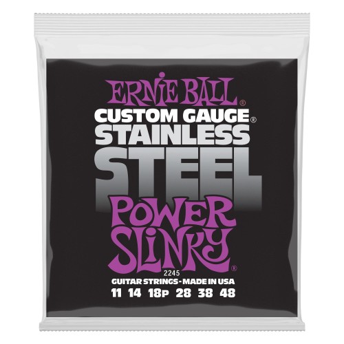 Ernie Ball 2245 Power Slinky Steel 11-48 stīgas Ernie Ball 2245 Power Slinky Steel 11-48 stīgas