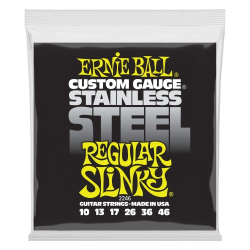 Ernie Ball 2246 Regular Slinky Steel 10-46 stīgas Ernie Ball 2246 Regular Slinky Steel 10-46 stīgas