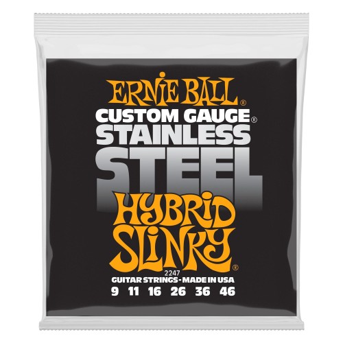 Ernie Ball 2247 Hybrid Slinky Stee 9-46 stīgas Ernie Ball 2247 Hybrid Slinky Stee 9-46 stīgas