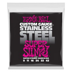 Ernie Ball 2248 Super Slinky Steel 9-42 stīgas