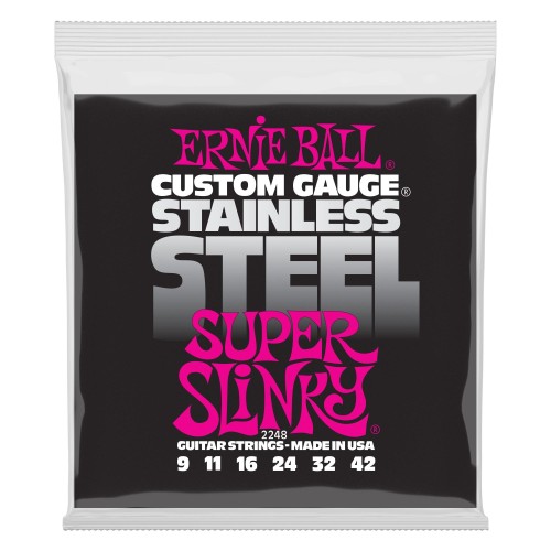 Ernie Ball 2248 Super Slinky Steel 9-42 stīgas Ernie Ball 2248 Super Slinky Steel 9-42 stīgas