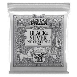 Ernie Ball 2406 Ernesto Palla Black & Silver Nylon stīgas Ernie Ball 2406 Ernesto Palla Black & Silver Nylon stīgas