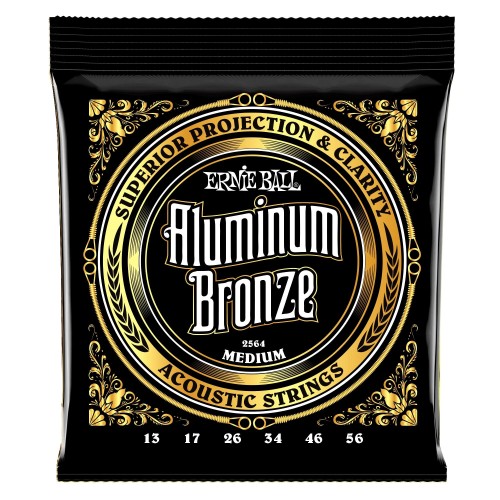 Ernie Ball 2564 Medium Aluminum Bronze 13-56 stīgas Ernie Ball 2564 Medium Aluminum Bronze 13-56 stīgas