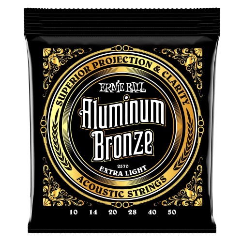 Ernie Ball 2570 Extra Light Aluminum Bronze 10-50 stīgas Ernie Ball 2570 Extra Light Aluminum Bronze 10-50 stīgas