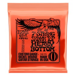 Ernie Ball 2615 Skinny Top Heavy Bottom Slinky 7-String 10 - 62 stīgas Ernie Ball 2615 Skinny Top Heavy Bottom Slinky 7-String 10 - 62 stīgas