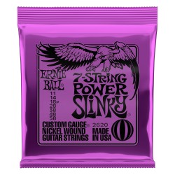 Ernie Ball 2620 Power Slinky 7-String 11-58 stīgas Ernie Ball 2620 Power Slinky 7-String 11-58 stīgas
