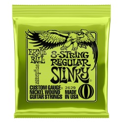 Ernie Ball 2629 Regular Slinky 8-String 10-74 stīgas Ernie Ball 2629 Regular Slinky 8-String 10-74 stīgas