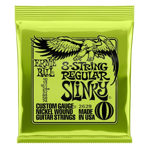 Ernie Ball 2629 Regular Slinky 8-String 10-74 stīgas