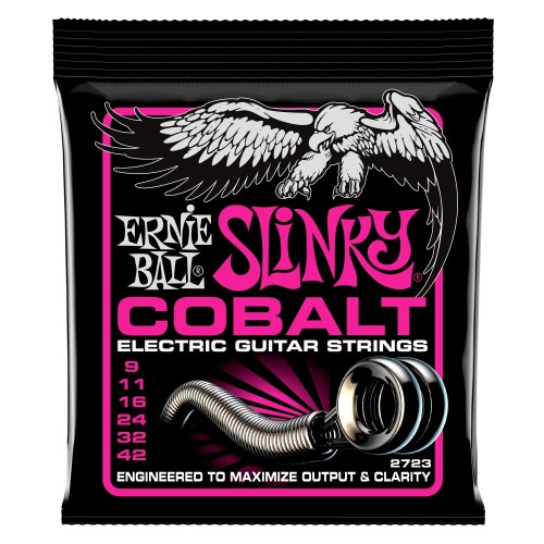 Ernie Ball 2723 Super Slinky Cobalt 9-42 stīgas Ernie Ball 2723 Super Slinky Cobalt 9-42 stīgas