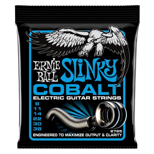 Ernie Ball 2725 Extra Slinky Cobalt 8-38 stīgas Ernie Ball 2725 Extra Slinky Cobalt 8-38 stīgas