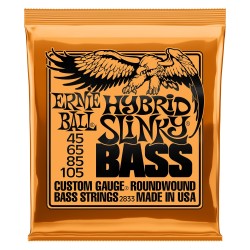 Ernie Ball 2833 Hybrid Slinky Nickel Bass Strings 45-105 stīgas Ernie Ball 2833 Hybrid Slinky Nickel Bass Strings 45-105 stīgas