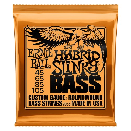 Ernie Ball 2833 Hybrid Slinky Nickel Bass Strings 45-105 stīgas Ernie Ball 2833 Hybrid Slinky Nickel Bass Strings 45-105 stīgas