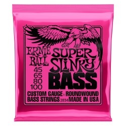 Ernie Ball 2834 Super Slinky Bass 45-100 stīgas Ernie Ball 2834 Super Slinky Bass 45-100 stīgas