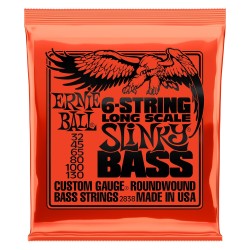 Ernie Ball 2838 Slinky 6-String Bass Strings 32-130 stīgas Ernie Ball 2838 Slinky 6-String Bass Strings 32-130 stīgas
