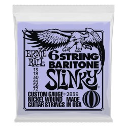 Ernie Ball 2839 Slinky Baritone 13-72 stīgas Ernie Ball 2839 Slinky Baritone 13-72 stīgas