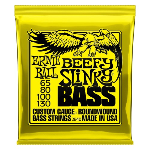 Ernie Ball 2840 Beefy Slinky Bass Strings 65-130 stīgas Ernie Ball 2840 Beefy Slinky Bass Strings 65-130 stīgas