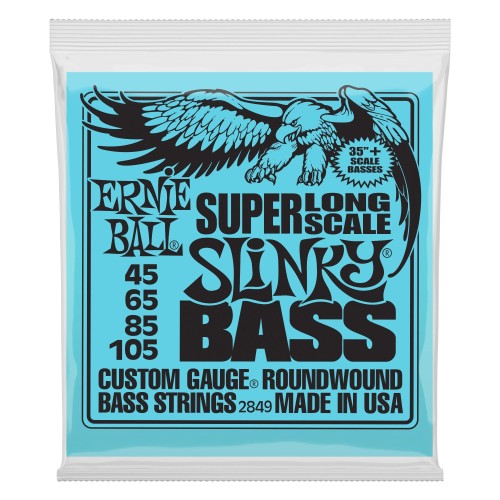 Ernie Ball 2849 Super Long Scale Slinky 45-105 stīgas Ernie Ball 2849 Super Long Scale Slinky 45-105 stīgas
