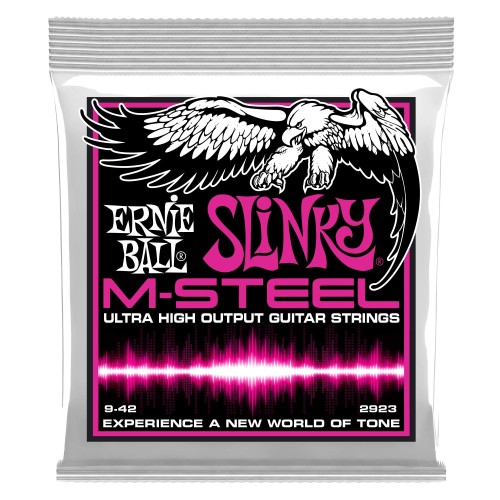 Ernie Ball 2923 Super Slinky M-Steel 9-42 stīgas Ernie Ball 2923 Super Slinky M-Steel 9-42 stīgas