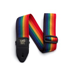Ernie Ball 4044 Rainbow Polypro ģitāras siksna Ernie Ball 4044 Rainbow Polypro ģitāras siksna